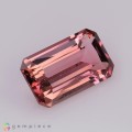 Natural Tourmaline 1.88 Carats Sweet Pink Emerald Cut 10x6 mm Loose Gemstone - Image 1