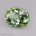 Natural Peridot 2.67 Carats Baby Mint Green Oval 9x8 mm Loose Gemstone - Image 3