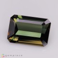 Natural Kornerupine 3.63 Carats Greenish Brown Emerald 12x8 mm Loose Gemstone - Image 2