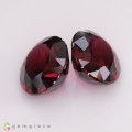 Natural Rhodolite garnet 14.68 Carats Purplish Red Oval 12x10 mm Loose Gemstone - Image 4