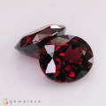 Natural Rhodolite garnet 14.68 Carats Purplish Red Oval 12x10 mm Loose Gemstone - Image 6