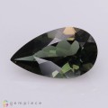 Natural Kornerupine 2.25 Carats Honey Green Pear 12x7 mm Loose Gemstone - Image 1