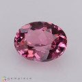 Natural Malaya garnet 1.15 Carats Purplish Pink Oval 7x5 mm Loose Gemstone - Image 2