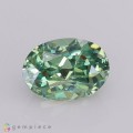 Natural Demantoid garnet 0.85 Carats Green Oval 6x5 mm Loose Gemstone - Image 1