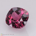 Natural Rhodolite garnet 2.93 Carats Purplish Pink Cushion 8x7 mm Loose Gemstone - Image 2