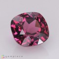 Natural Rhodolite garnet 2.93 Carats Purplish Pink Cushion 8x7 mm Loose Gemstone - Image 1