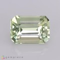 Natural Amblygonite 1.10 Carats Yellowish Green Emerald 7x5 mm Loose Gemstone - Image 2