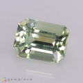 Natural Amblygonite 1.10 Carats Yellowish Green Emerald 7x5 mm Loose Gemstone - Image 3