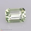 Natural Amblygonite 1.10 Carats Yellowish Green Emerald 7x5 mm Loose Gemstone - Image 6