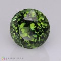 Natural Tourmaline 3.10 Carats Hunter Green Round 8x7 mm Loose Gemstone - Image 2