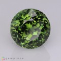 Natural Tourmaline 3.10 Carats Hunter Green Round 8x7 mm Loose Gemstone - Image 7