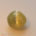Natural Chrysoberyl cats eye 1.20 Carats Baby Yellow Oval Cabochon 6x5 mm Loose Gemstone - Image 1