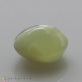 Natural Chrysoberyl cats eye 1.20 Carats Baby Yellow Oval Cabochon 6x5 mm Loose Gemstone - Image 2