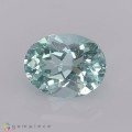 Natural Beryl 0.84 Carats Mint Green Oval 7x5 mm Loose Gemstone - Image 2