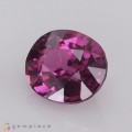 Natural Rhodolite garnet 1.26 Carats Purple Oval 7x6 mm Loose Gemstone - Image 3