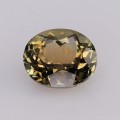 Natural Tourmaline 1.11 Carats Champagne Pink Oval 7x6 mm Loose Gemstone - Image 1
