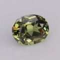 Natural Demantoid garnet 1.04 Carats Greenish Yellow Oval 6x5 mm Loose Gemstone - Image 1