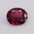 Natural Rhodolite garnet 5.21 Carats Purplish Pink Oval 11x10 mm Loose Gemstone - Image 6