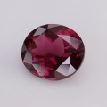 Natural Rhodolite garnet 5.21 Carats Purplish Pink Oval 11x10 mm Loose Gemstone - Image 2