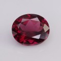 Natural Rhodolite garnet 5.21 Carats Purplish Pink Oval 11x10 mm Loose Gemstone - Image 1