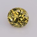 Natural Grossular garnet 1.24 Carats Yellow Oval 6x5 mm Loose Gemstone - Image 2