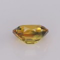 Natural Sapphire 1.24 Carats Golden Yellow with Blue Green Tint Oval 7x5 mm Loose Gemstone - Image 3
