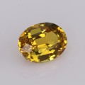 Natural Sapphire 1.24 Carats Golden Yellow with Blue Green Tint Oval 7x5 mm Loose Gemstone - Image 5