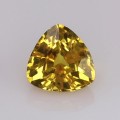 Natural Sapphire 1.72 Carats Golden Yellow Trilliant  7x5 mm Loose Gemstone - Image 4