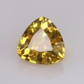 Natural Sapphire 1.72 Carats Golden Yellow Trilliant  7x5 mm Loose Gemstone - Image 2