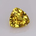 Natural Sapphire 1.72 Carats Golden Yellow Trilliant  7x5 mm Loose Gemstone - Image 1