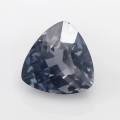 Natural Apatite 3.91 Carats Steel Blue Trilliant  9x6 mm Loose Gemstone - Image 2