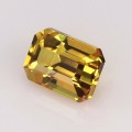 Natural Sapphire 1.02 Carats Golden Yellow Emerald 6x4 mm Loose Gemstone - Image 3