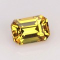Natural Sapphire 1.02 Carats Golden Yellow Emerald 6x4 mm Loose Gemstone - Image 6