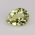 Natural Amblygonite 1.48 Carats Yellowish Green Pear 9x7 mm Loose Gemstone - Image 1