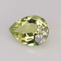 Natural Amblygonite 1.48 Carats Yellowish Green Pear 9x7 mm Loose Gemstone - Image 2
