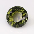 Natural Tourmaline 9.60 Carats Hunter Green Round 13x9 mm Loose Gemstone - Image 2