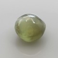 Natural Chrysoberyl cats eye 1.40 Carats Pastel Yellow Green Round Cabochon 6x4 mm Loose Gemstone - Image 6