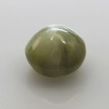 Natural Chrysoberyl cats eye 1.40 Carats Pastel Yellow Green Round Cabochon 6x4 mm Loose Gemstone - Image 4