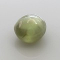 Natural Chrysoberyl cats eye 1.40 Carats Pastel Yellow Green Round Cabochon 6x4 mm Loose Gemstone - Image 2