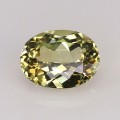 Natural Grossular garnet 1.84 Carats Yellow Oval 9x7 mm Loose Gemstone - Image 1