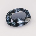 Natural Spinel 3.38 Carats Steel Blue Oval 11x8 mm Loose Gemstone - Image 1