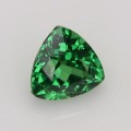 Natural Tsavorite garnet 0.42 Carats Chrome Green Trilliant  5x3 mm Loose Gemstone - Image 6