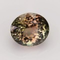 Natural Tourmaline 1.36 Carats Pink to Mild Green Oval 7x6 mm Loose Gemstone - Image 1