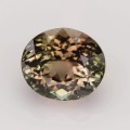 Natural Tourmaline 1.36 Carats Pink to Mild Green Oval 7x6 mm Loose Gemstone - Image 2