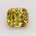 Natural Sapphire 1.84 Carats Golden Yellow Cushion 7x6 mm Loose Gemstone - Image 1