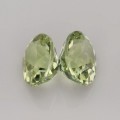 Natural Amblygonite pair 2.85 Carats Yellowish Green Oval 8x6 mm Loose Gemstone - Image 3