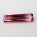 Natural Tourmaline 14.35 Carats Champagne Pink Emerald Cut 29x8 mm Loose Gemstone - Image 1
