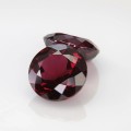 Natural Rhodolite garnet pair 12.96 Carats Purplish Pink Round 11x7 mm Loose Gemstone - Image 3