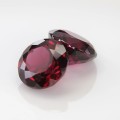 Natural Rhodolite garnet pair 12.96 Carats Purplish Pink Round 11x7 mm Loose Gemstone - Image 4
