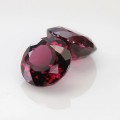 Natural Rhodolite garnet pair 12.96 Carats Purplish Pink Round 11x7 mm Loose Gemstone - Image 7